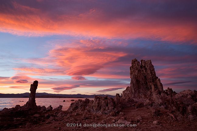 Sunset, South Tufa, Mono Lake